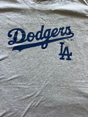 Los Angeles Dodgers Gray Short Sleeve T-Shirt
